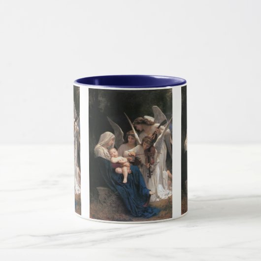 Engellied (1881) von Bouguereau Tasse (Zentrum)