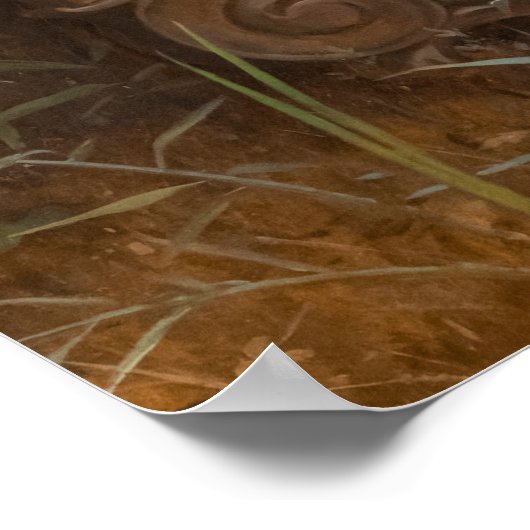 Engellied von William-Adolphe Bouguereau B Poster (Ecke)