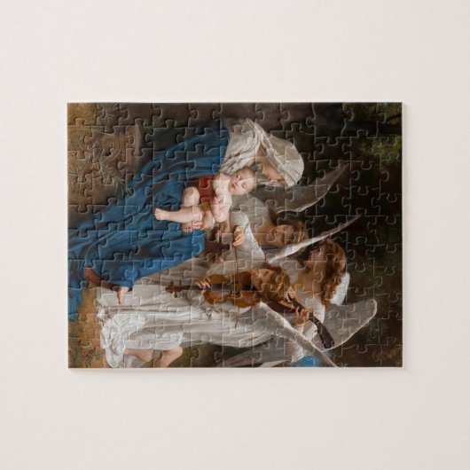 Engellied von William-Adolphe Bouguereau B Puzzle (Horizontal)
