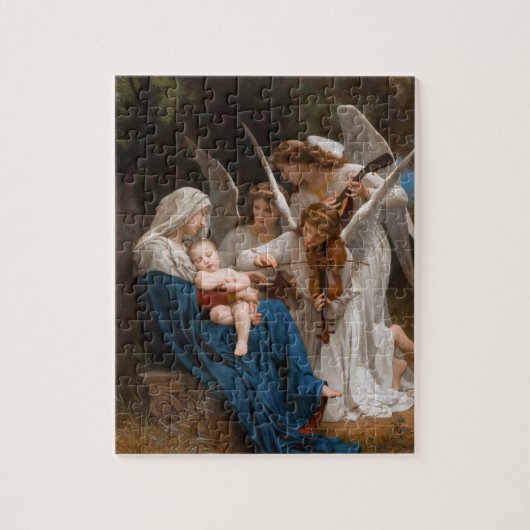 Engellied von William-Adolphe Bouguereau B Puzzle (Vertikal)