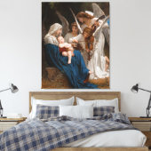 Engellied von William-Adolphe Bouguereau C Leinwanddruck (Insitu (Schlafzimmer))