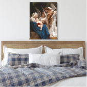 Engellied von William-Adolphe Bouguereau Leinwanddruck (Insitu (Schlafzimmer))