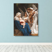 Engellied von William-Adolphe Bouguereau Leinwanddruck (Insitu (Holzboden))
