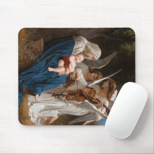 Engellied von William-Adolphe Bouguereau Mousepad