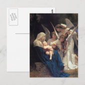 Engellied von William Adolphe Bouguereau Postkarte (Vorne/Hinten)