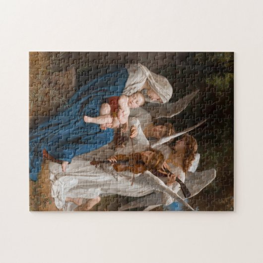 Engellied von William-Adolphe Bouguereau Puzzle (Horizontal)