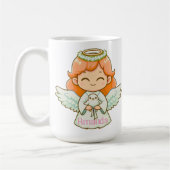 Engelmädchen und Vögel Kaffeetasse (Links)