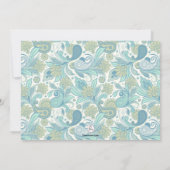 Engels-Abnutzungs-Paisley-Foto-Einladung Einladung (Rückseite)