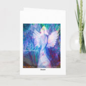 Engels-ätherische Gruß-Karte Karte (Rückseite)