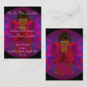 Engels-Baby-Taufe I Visitenkarte (Vorne/Hinten)