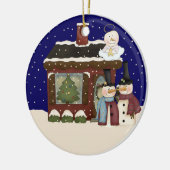 Engels-Baby-Weihnachten Keramikornament (Links)