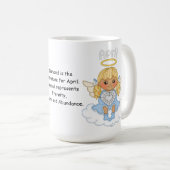 Engels-Blondine Aprils Birthstone Kaffeetasse (VorderseiteRechts)