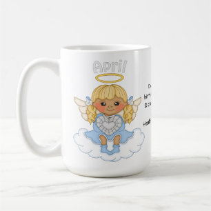Engels-Blondine Aprils Birthstone Kaffeetasse