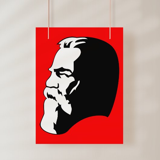 Engels, Communism, Socialism, Soviet Union Fotodruck