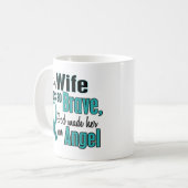 Engels-Eierstock/Gebärmutterkrebs Kaffeetasse (Vorderseite Links)