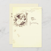 Engels-Einladung Einladung (Vorne/Hinten)