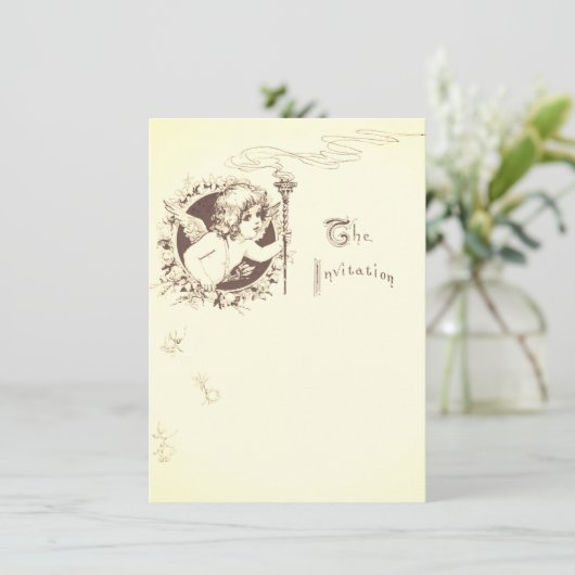 Engels-Einladung Einladung (Stehend Vorderseite)