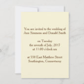 Engels-Einladung Einladung (Rückseite)