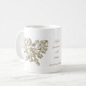 Engels-"Engel-" Tassenschale - beleuchten Sie Kaffeetasse (Vorderseite Links)