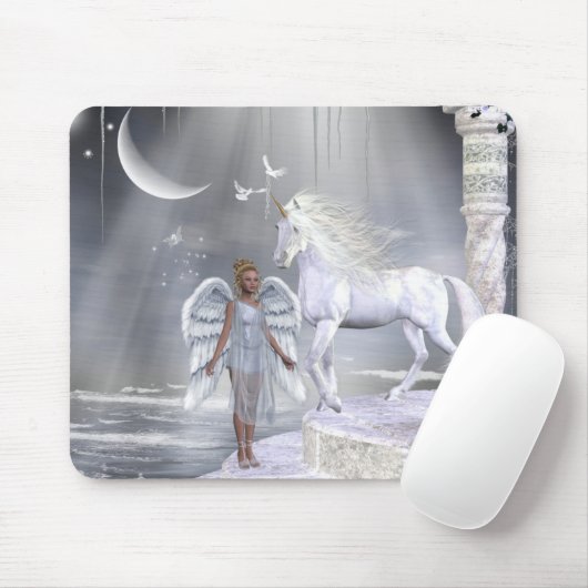 Engels-FeeUnicorns Mousepad (Mit Mouse)