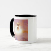Engels-Figürchen im Schnee Tasse (Vorderseite Links)