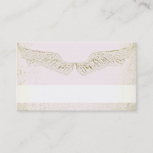 Engels-Flügel, christlich, geistig, Visitenkarte (Vorderseite)