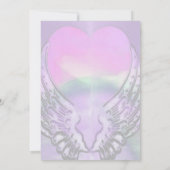 Engels-Flügel Einladung (Rückseite)