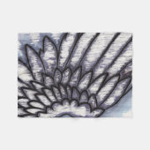 Engels-Flügel Fleecedecke (Vorderseite (Horizontal))