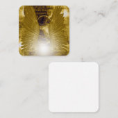 Engels-Flügel Quadratische Visitenkarte (Vorne/Hinten)