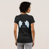Engels-Flügel T-Shirt (Schwarz voll)