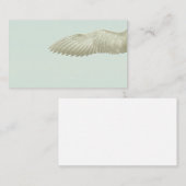 Engels-Flügel Wings Feder-Visitenkarten Visitenkarte (Vorne/Hinten)