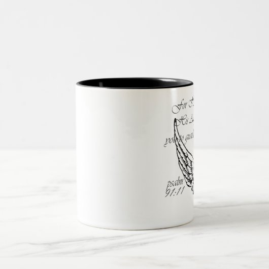 Engels-Flügel Zweifarbige Tasse (Mittel)