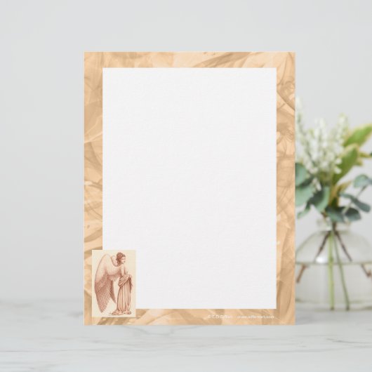 Engels-Frau Briefbogen (Stehend Vorderseite)