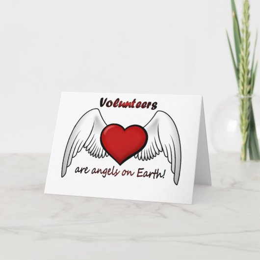 Engels-Freiwillige danken Ihnen zu kardieren Dankeskarte (Vorderseite)