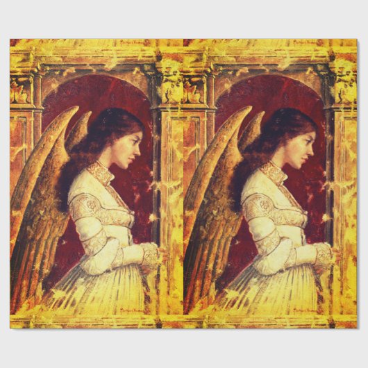 Engels-Fresko-Malerei-Packpapier Geschenkpapier (Flach)