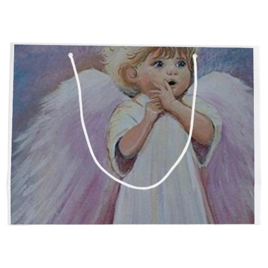 ENGELS-GESCHENK-TASCHE UH OH- GROßE GESCHENKTÜTE (Rückseite)