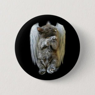 Engels-Gesicht Button