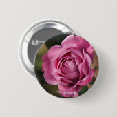 Engels-Gesichts-Rose Button (Vorne & Hinten)