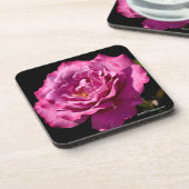 Engels-Gesichts-Rose Oben-Nah Getränkeuntersetzer (Linke Seite)