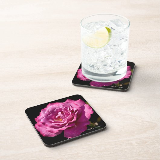 Engels-Gesichts-Rose Oben-Nah Getränkeuntersetzer (Rechte Seite)