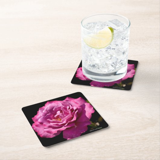 Engels-Gesichts-Rose Oben-Nah Rechteckiger Pappuntersetzer (Vor Ort)