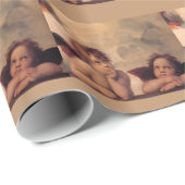 Engels-Glauben-RAPHAEL-Glauben-Segnung niedlich Geschenkpapier (Rolleneckpunkt)