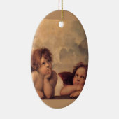 Engels-Glauben-RAPHAEL-Glauben-Segnung niedlich Keramik Ornament (Rechts)