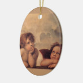 Engels-Glauben-RAPHAEL-Glauben-Segnung niedlich Keramik Ornament (Links)