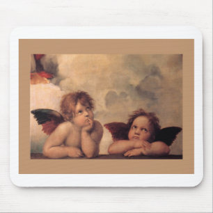 Engels-Glauben-RAPHAEL-Glauben-Segnung niedlich Mousepad