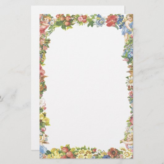 Engels-Grenze Briefpapier (Vorne/Hinten)