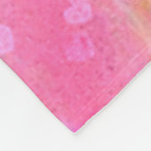 Engels-Herz-glühende Strahlen-Gewohnheit Fleecedecke (Ecke)