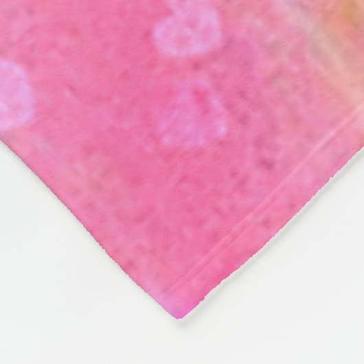 Engels-Herz-glühende Strahlen-Gewohnheit Fleecedecke (Ecke)