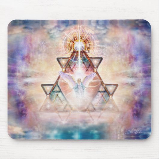 Engels-Herz Mousepad (Vorne)