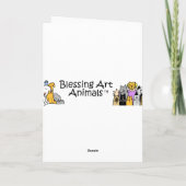 Engels-Hund, ein geliebtes Haustier verlierend Karte (Rückseite)